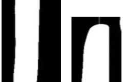 Figure 2c: Examples of good and deformed gobs