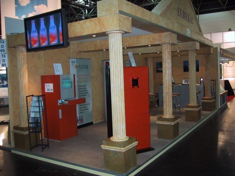 XPAR Vision booth at Glasstec 2000