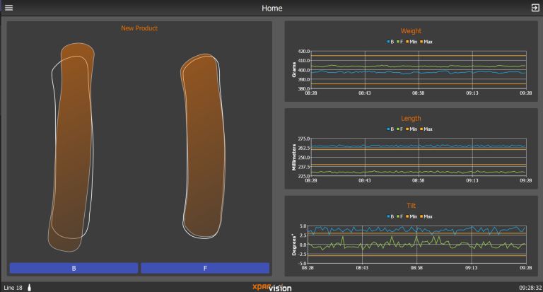 Example of a user interface